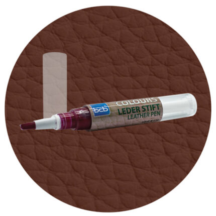 Lederstift in RAL 8011 Nussbraun