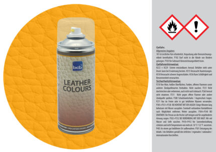 Nachkaufartikel Lederspray in RAL 1003 Signalgelb