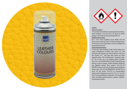 Nachkaufartikel Lederspray in RAL 1021 Rapsgelb