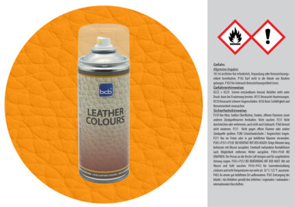 Nachkaufartikel Lederspray in RAL 1028 Melonengelb