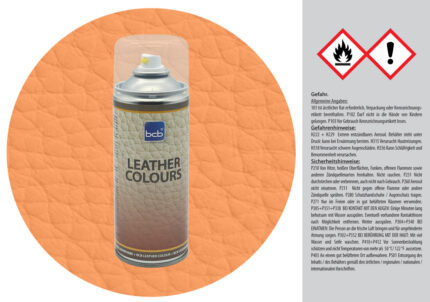 Nachkaufartikel Lederspray in RAL 1034 Pastellgelb