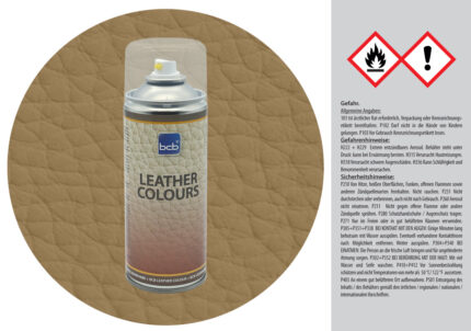 Nachkaufartikel Lederspray in RAL 1036 Perlgold