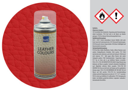 Nachkaufartikel Lederspray in RAL 3002 Karminrot
