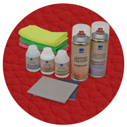 Lederreparaturset in RAL 3003 Rubinrot