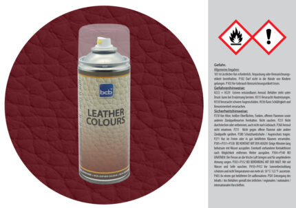 Nachkaufartikel Lederspray in RAL 3005 Weinrot