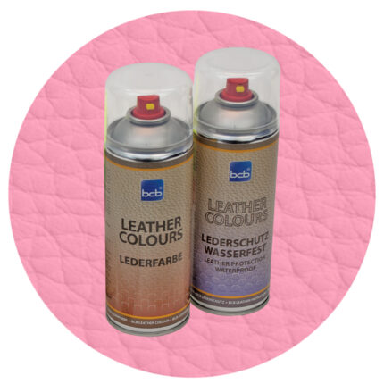 Lederfarbe mit TopClear in RAL 3015 Hellrosa