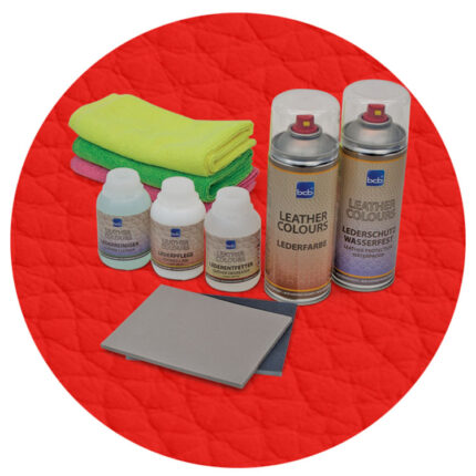 Lederreparaturset in RAL 3020 Verkehrsrot