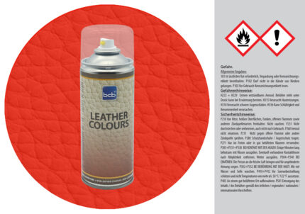 Nachkaufartikel Lederspray in RAL 3028 Reinrot