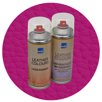 Lederfarbe mit TopClear in RAL 4006 Verkehrspurpur