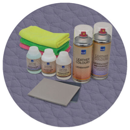 Lederreparaturset in RAL 4012 Perlbrombeer