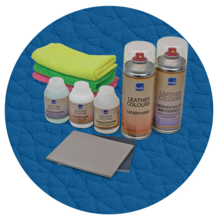 Lederreparaturset in RAL 5007 Brillantblau