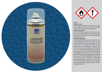 Nachkaufartikel Lederspray in RAL 5009 Azurblau