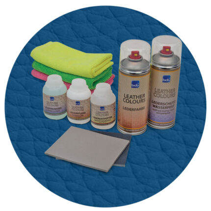Lederreparaturset in RAL 5009 Azurblau