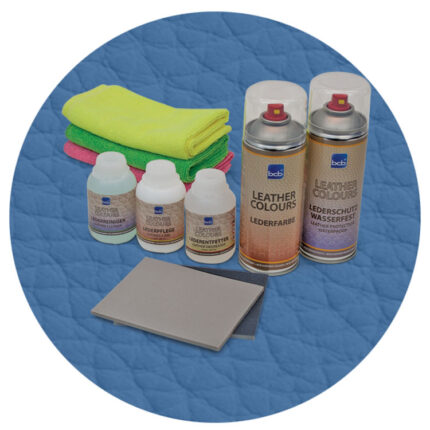 Lederreparaturset in RAL 5014 Taubenblau