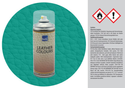 Nachkaufartikel Lederspray in RAL 5018 Türkisblau
