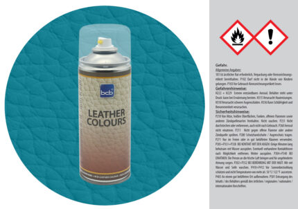 Nachkaufartikel Lederspray in RAL 5025 Perlenzian