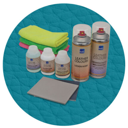 Lederreparaturset in RAL 5025 Perlenzian