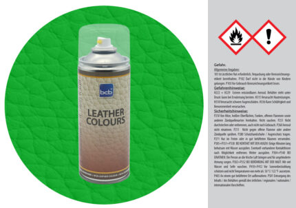 Nachkaufartikel Lederspray in RAL 6018 Gelbgrün