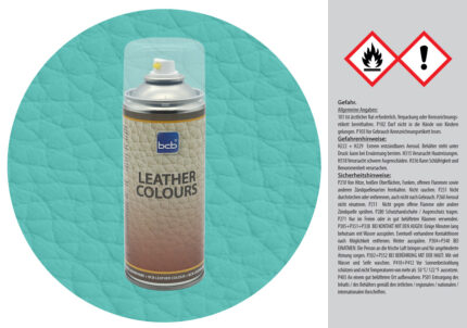 Nachkaufartikel Lederspray in RAL 6034 Pastelltürkis