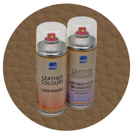 Lederfarbe mit TopClear in RAL 7008 Khakigrau