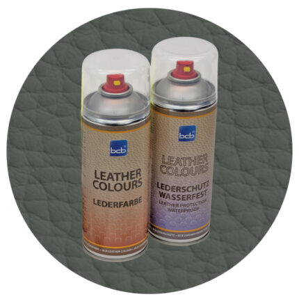 Lederfarbe mit TopClear in RAL 7010 Zeltgrau