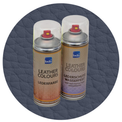 Lederfarbe mit TopClear in RAL 7015 Schiefergrau