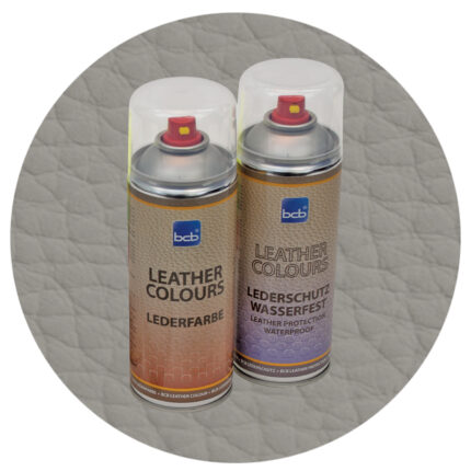 Lederfarbe mit TopClear in RAL 7030 Steingrau