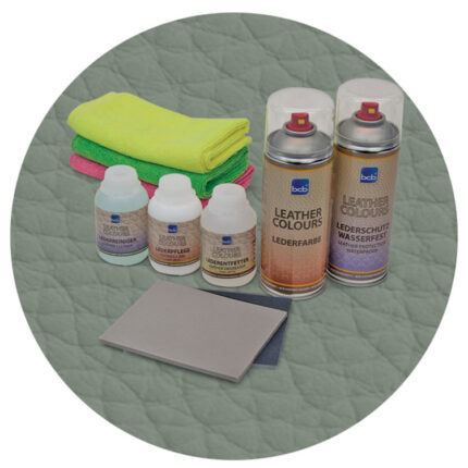 Lederreparaturset in RAL 7033 Zementgrau
