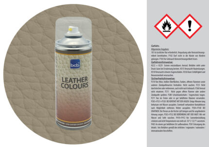 Nachkaufartikel Lederspray in RAL 7034 Gelbgrau