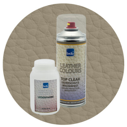 Lederfarbe 250ml  in RAL 7034 Gelbgrau