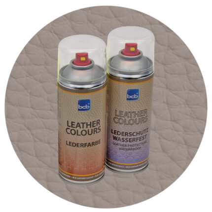 Lederfarbe mit TopClear in RAL 7048 Perlmausgrau