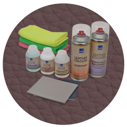 Lederreparaturset in RAL 8019 Graubraun
