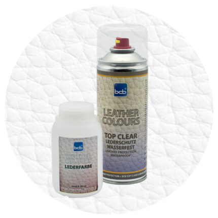 Lederfarbe 250ml  in RAL 9003 Signalweiss