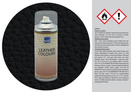 Nachkaufartikel Lederspray in RAL 9005 Tiefschwarz
