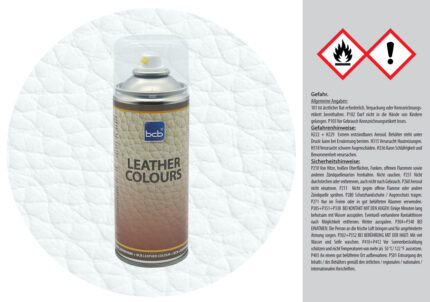 Nachkaufartikel Lederspray in RAL 9010 Reinweiss