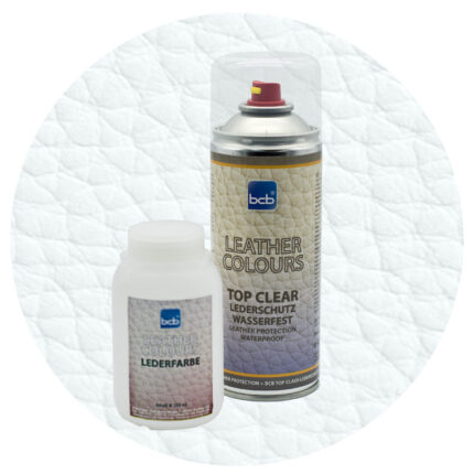 Lederfarbe 250ml  in RAL 9010 Reinweiss