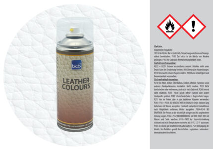 Nachkaufartikel Lederspray in RAL 9016 Verkehrsweiss