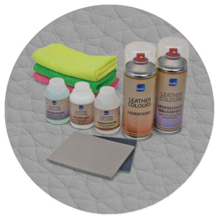 Lederreparaturset in RAL 9022 Perlhellgrau