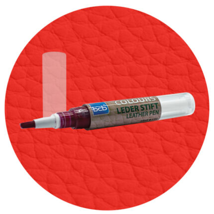 Lederstift in RAL 2002 Blutorange