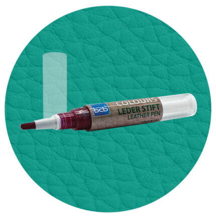 Lederstift in RAL 5018 Türkisblau