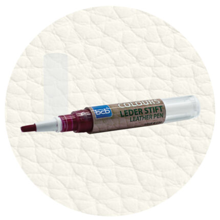 Lederstift in RAL 9001 Cremeweiss