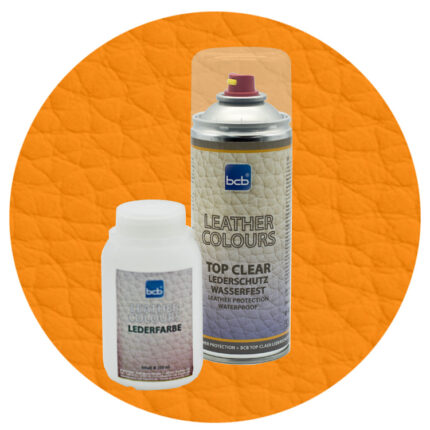 Lederfarbe 250ml mit TopClear in RAL 1006 Maisgelb