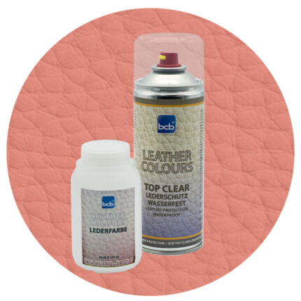 Lederfarbe 250ml mit TopClear in RAL 3012 Beigerot