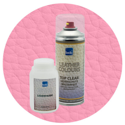 Lederfarbe 250ml mit TopClear in RAL 3015 Hellrosa