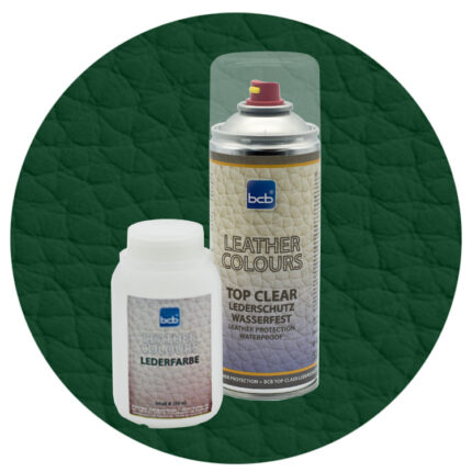 Lederfarbe 250ml mit TopClear in RAL 6005 Moosgrün