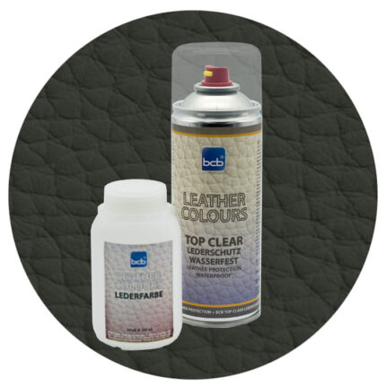 Lederfarbe 250ml mit TopClear in RAL 6006 Grauoliv