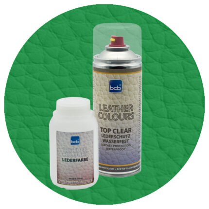 Lederfarbe 250ml mit TopClear in RAL 6037 Reingrün