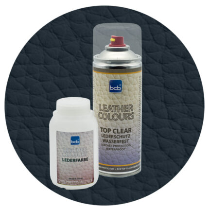Lederfarbe 250ml mit TopClear in RAL 7021 Schwarzgrau