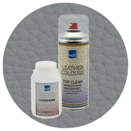 Lederfarbe 250ml mit TopClear in RAL 9023 Perldunkelgrau