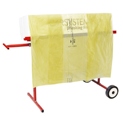 Abdeckfolie gelb 17µ Mittelfaltung 5 x 120m CS